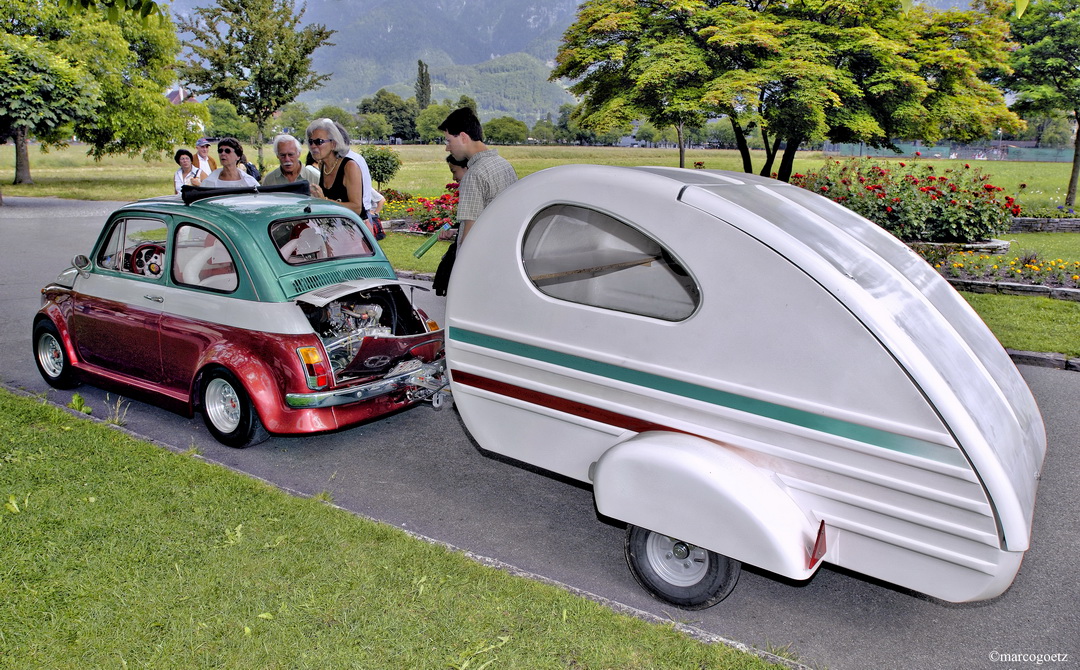 FIAT 500  INTERLAKEN BERNER OBERLAND SWITZERLAND